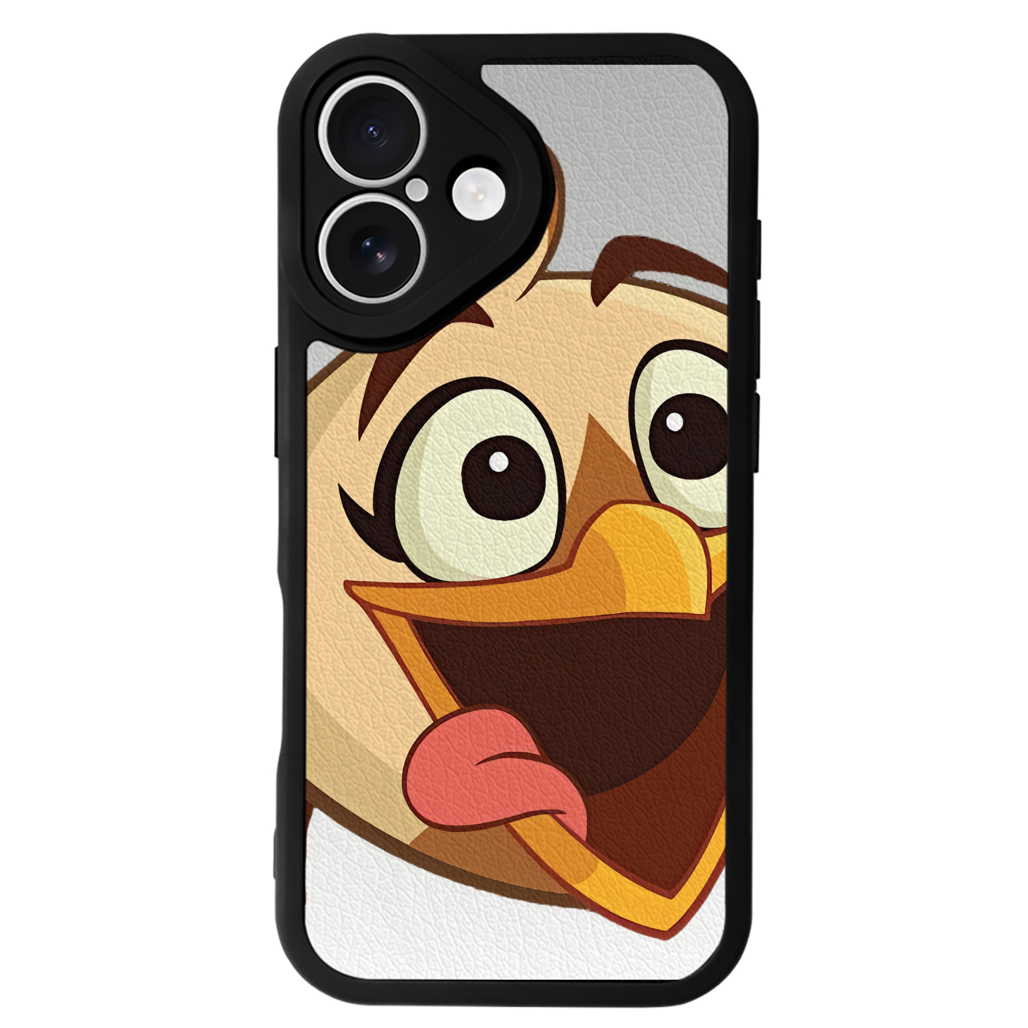 （画像用） Angry Birds アングリーバード 【iPhone 16シリーズ対応】シリコンスマホケース（レザー調） 材質：シリコン